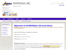 Tablet Screenshot of nysphsaasales.com